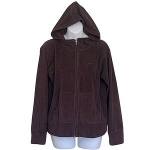 Patagonia Women’s Full Zip Fleece Hooded Sweater Sz M